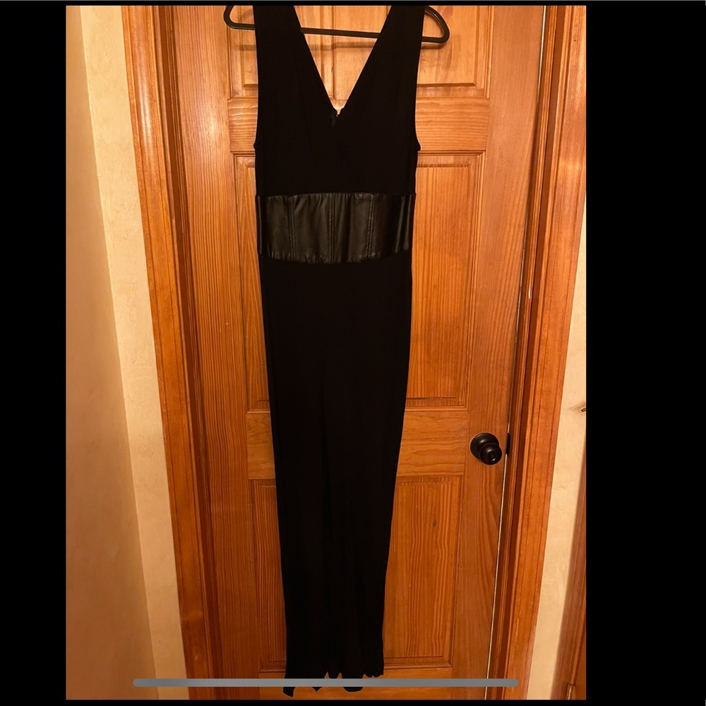 Bebe black jumpsuit.